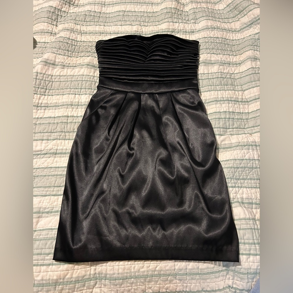 Black mini dress